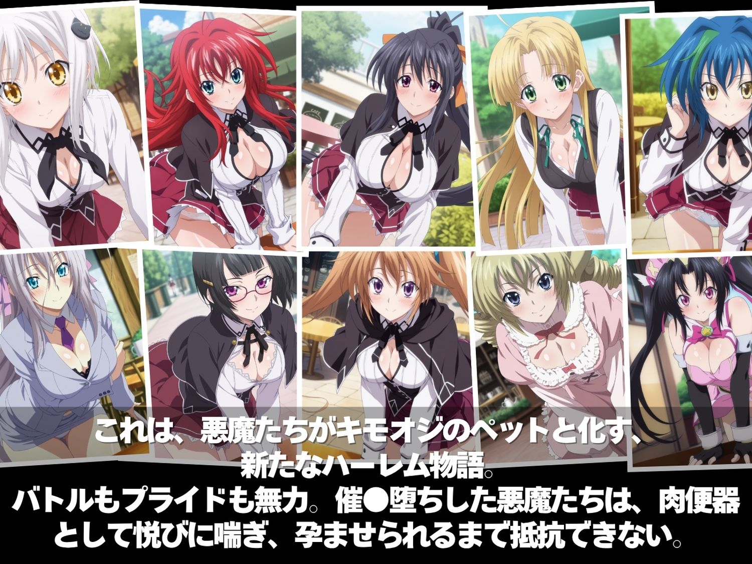 キモ男の逆襲。孕ませ完全征服！全員ペット化計画。悪魔も天使も、俺の肉便器  〜ハイ●クールD×D編〜