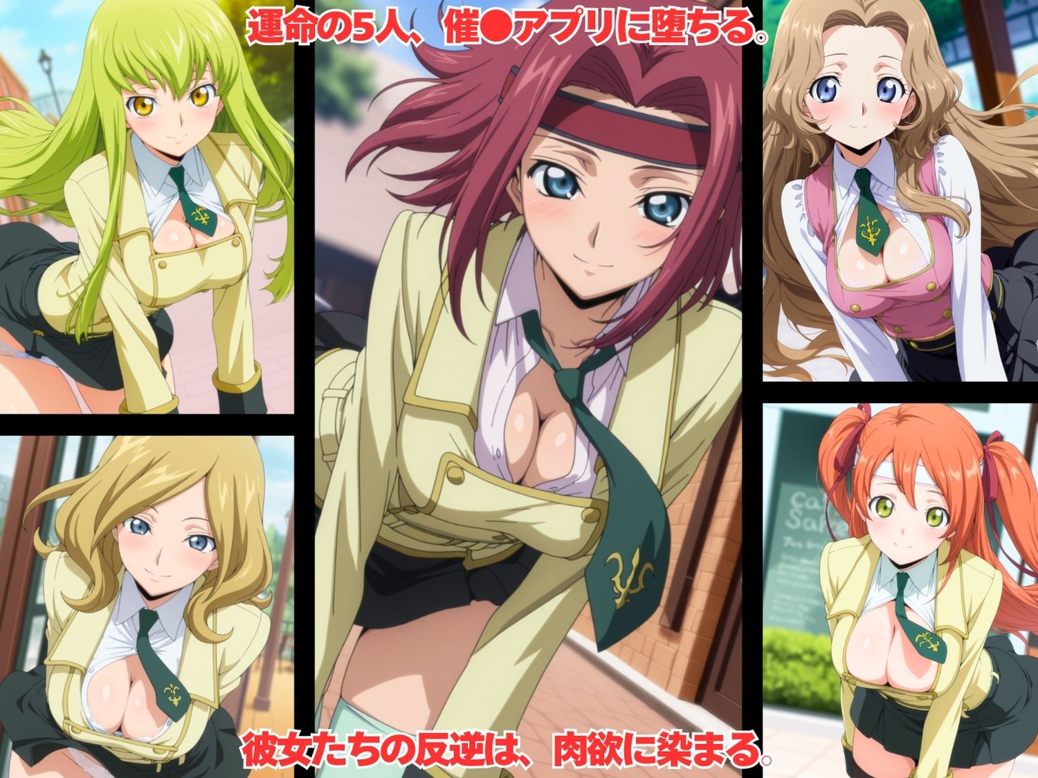 反逆のハーレム性奴●  〜ギアス以上の力。催◯アプリが世界を歪める。〜