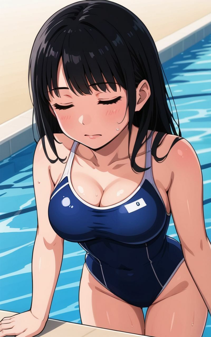 スク水JK孕ませ凌●