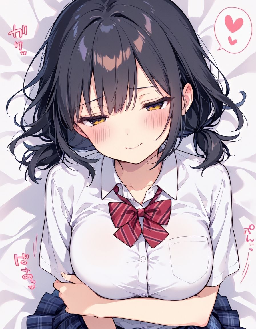 でかぱい彼女の黒髪ちゃんと、どきどき甘々えっち。vol.2【巨乳・制服・萌え/癒し】