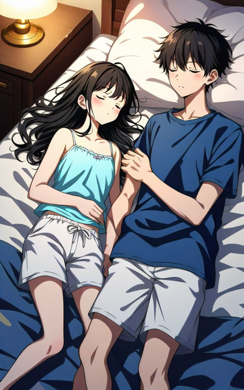 無防備な巨乳妹を夜●いしてみた！