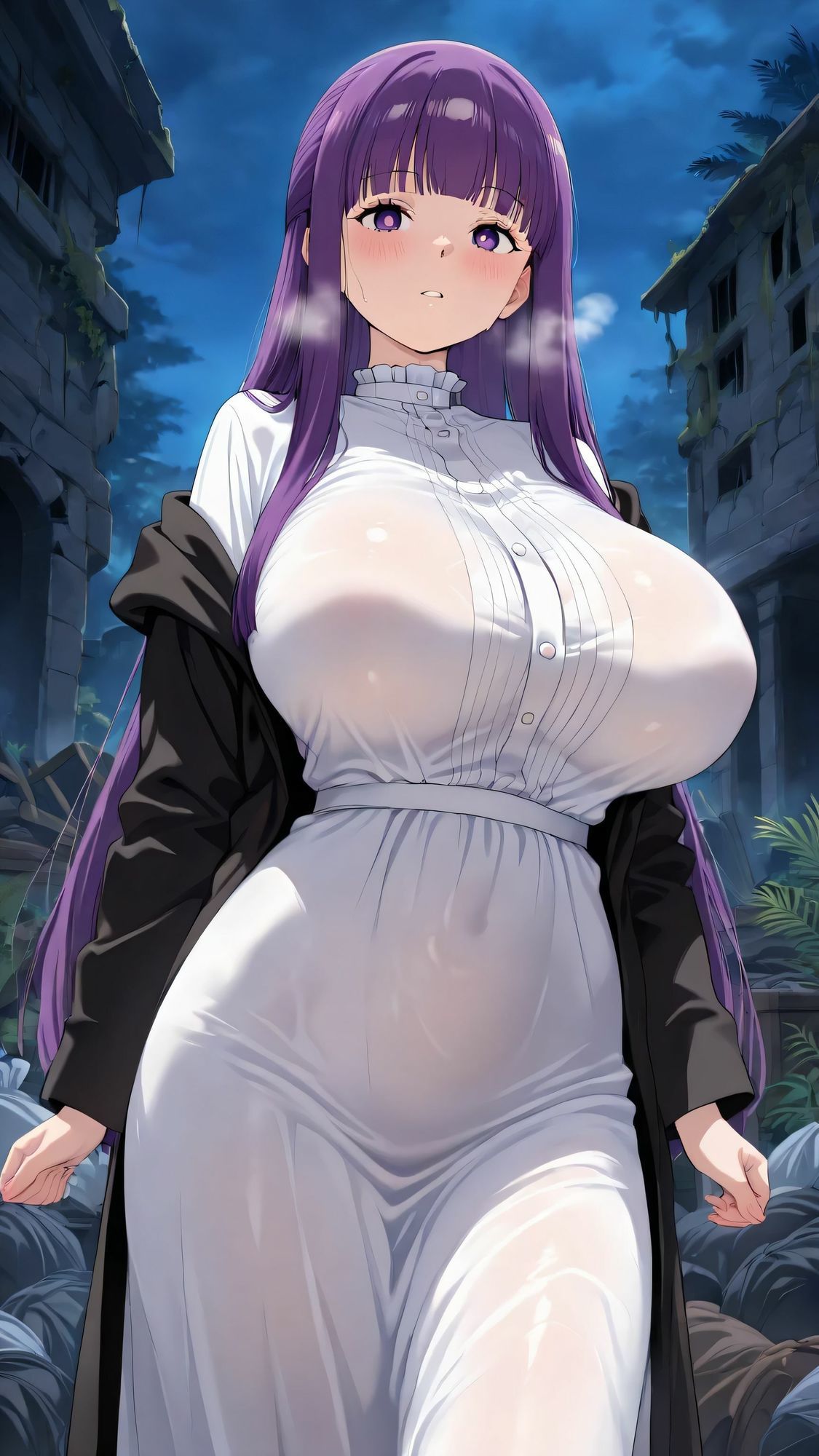 爆乳美女ホームレスボランティア フェ〇ン