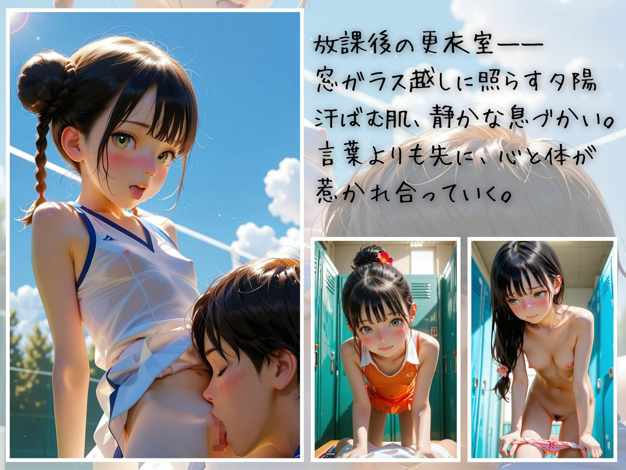 放課後リアル＃10〜コートの裏で滲む汗、溶ける吐息〜