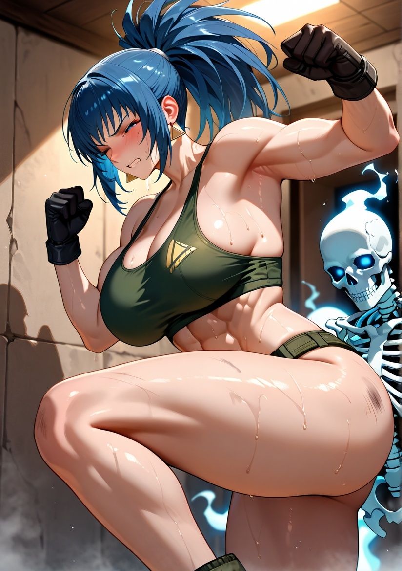 異種姦ダンジョン〜The King of Fighters レオナ・ハイ〇ルン〜