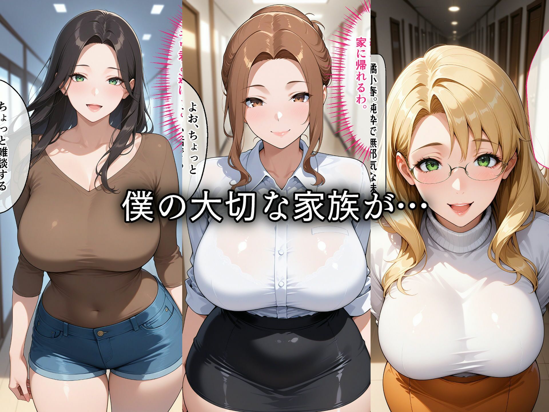 寝取られた橘さん家〜催〇アプリで種付け完了