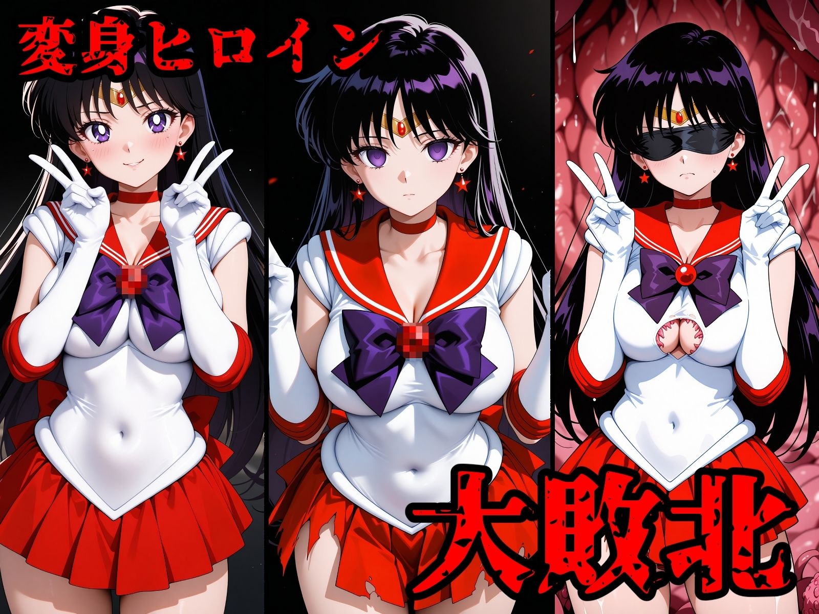 完全敗北ヒロインズ セーラーマー〇・ネ〇チューン 屈服するまでが変身ヒロインだ