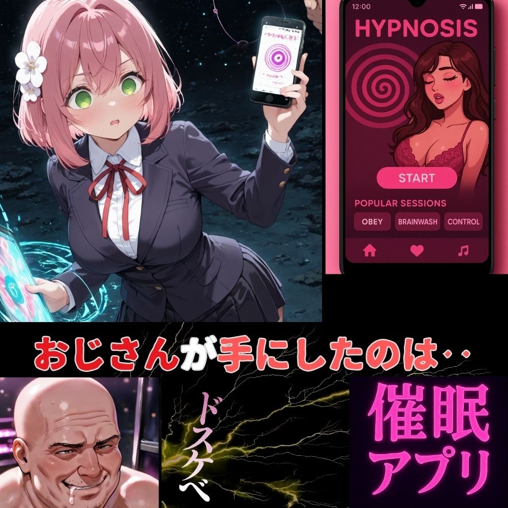 催●アプリが引き出したお嬢様の本能！おじさん専用システムへの強●ログイン‥花園羽香里