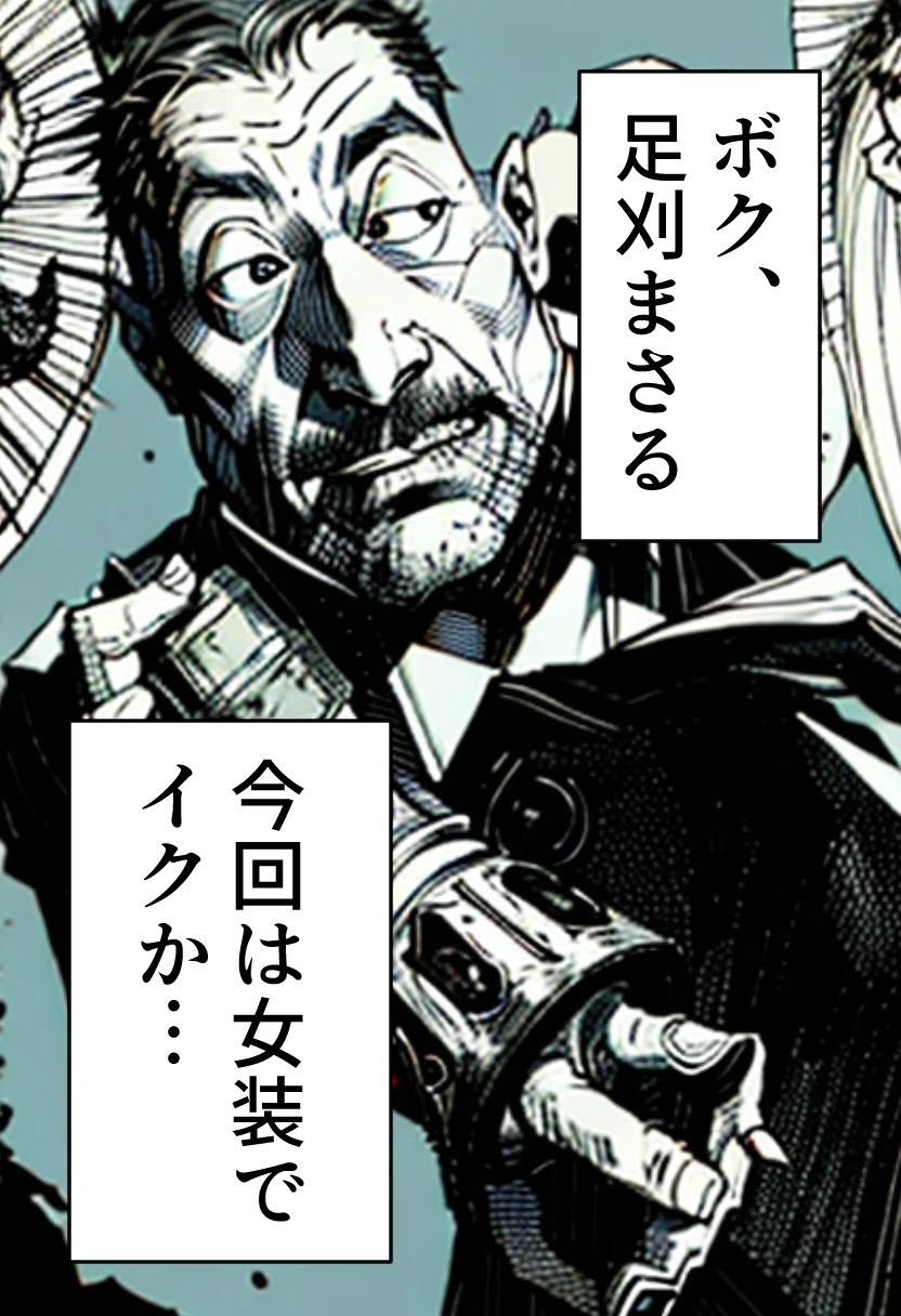 足刈がイク！  女装男の娘・ツインテール編