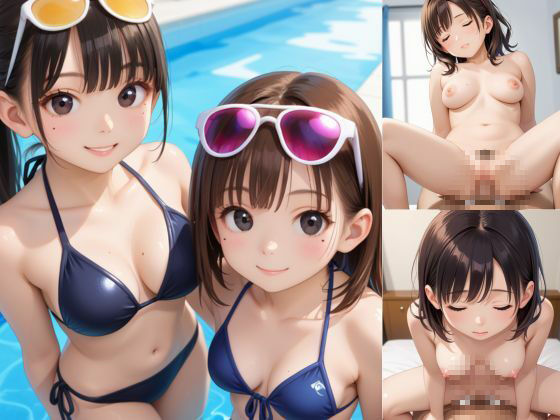 どエロい水着女子と乱れる蒸れて汗ばむ一夏