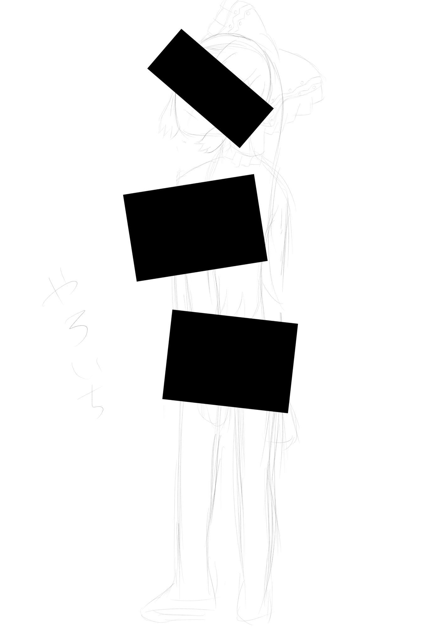 霊夢ちゃんのえっちなラフイラスト集vol.2