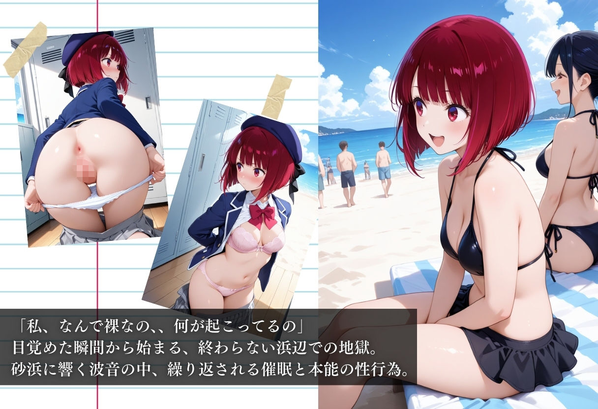 ビーチで催● メチャクチャに犯●れ妊娠確定してしまう有馬かな。気づいた時には手遅れだった。