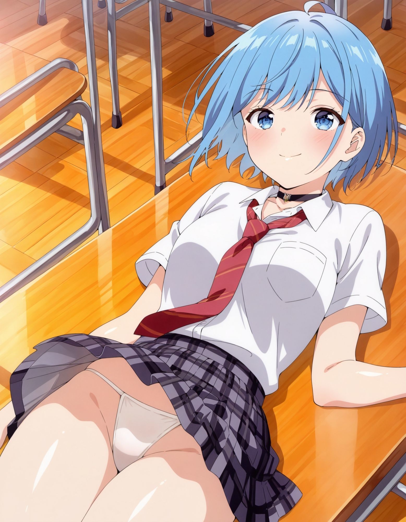 犬〇日葵のパンチラ〜制服編〜