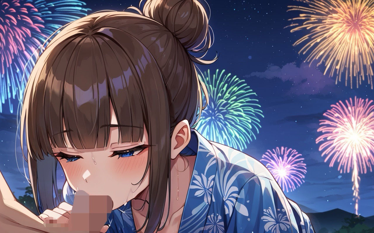 憧れのあの子と花火大会で