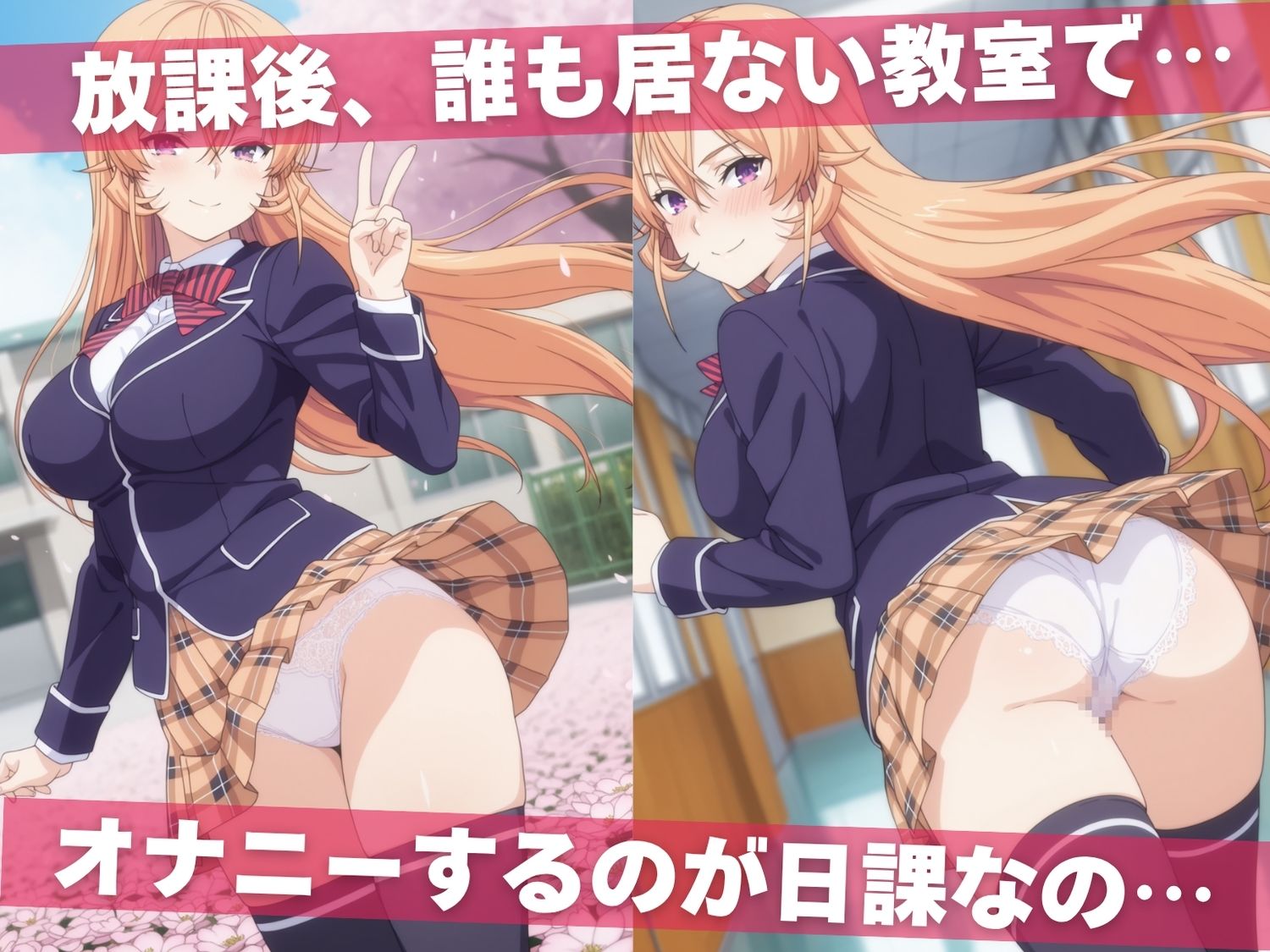 オナニー覗かれ、寝取られて  食●のソーマ 〜 学校編 〜 おじさんに暴かれた秘密