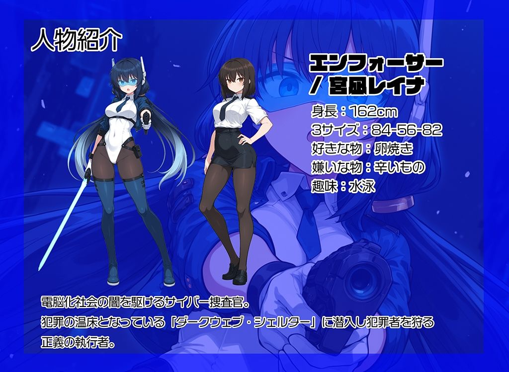 電脳捜査官堕落ログ 〜完全堕落カウントダウン 前編〜