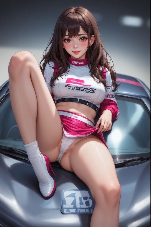 レースクイーンサーキット妄想後方パンチラお尻画像集