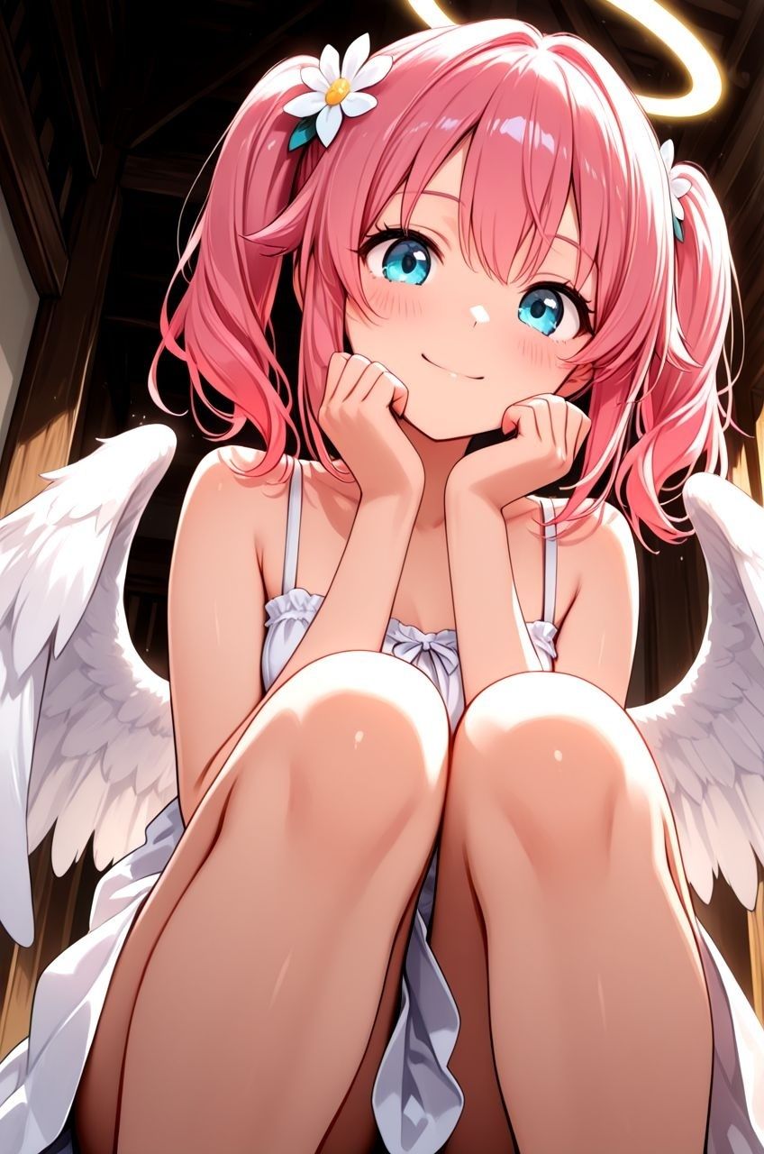 拾った天使にエッチなこと教えたらドハマりしちゃっていつまでも天界に帰れるのに帰らないお話