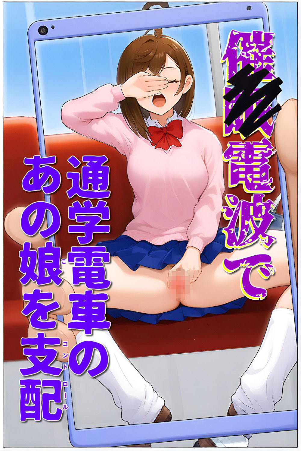 催〇電波で通学電車のあの娘を支配