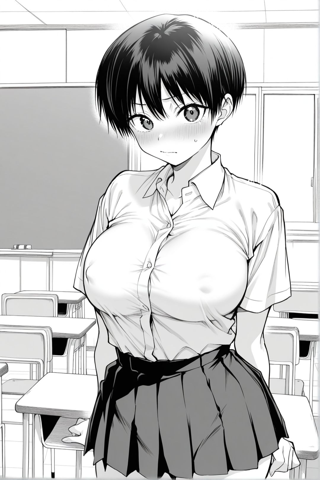 ボーイッシュ美少女のカラダがエロ過ぎる