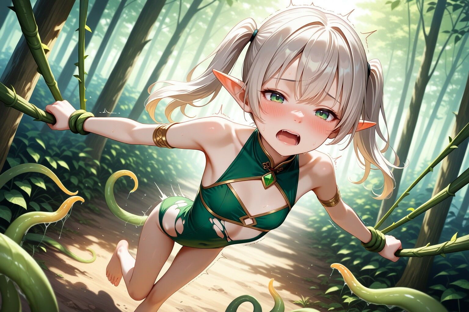 ロリエルフ触手調教〜1日目から7日目まで完全収録