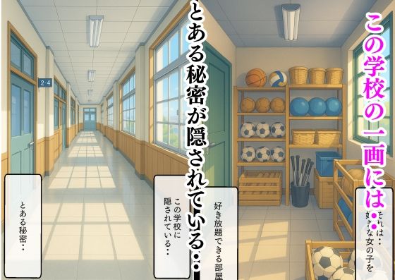 秘密に同級生を奴●にできる体育倉庫