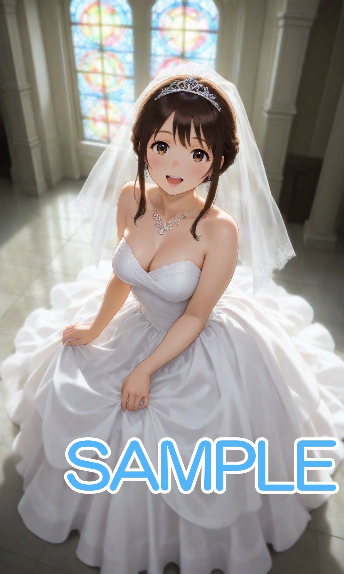 ウェディングドレスな女の子と結婚式で・・・