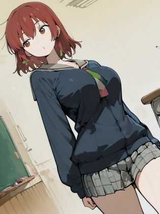 サメジマ・マミ美/ Mamimi Samejima – 学生服