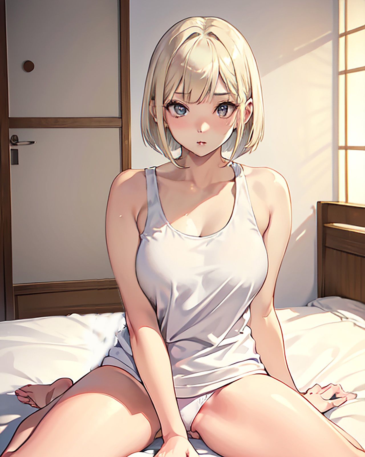 金髪ショート美少女の誘惑