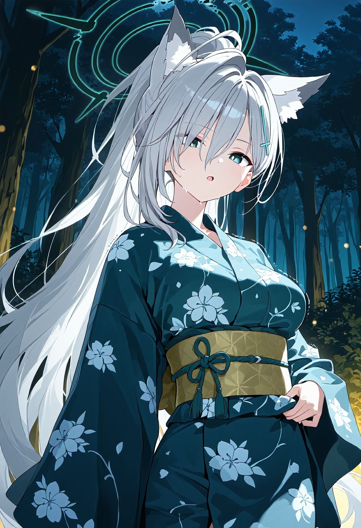 ブルー〇ーカイブ  ク〇コと浴衣えっち