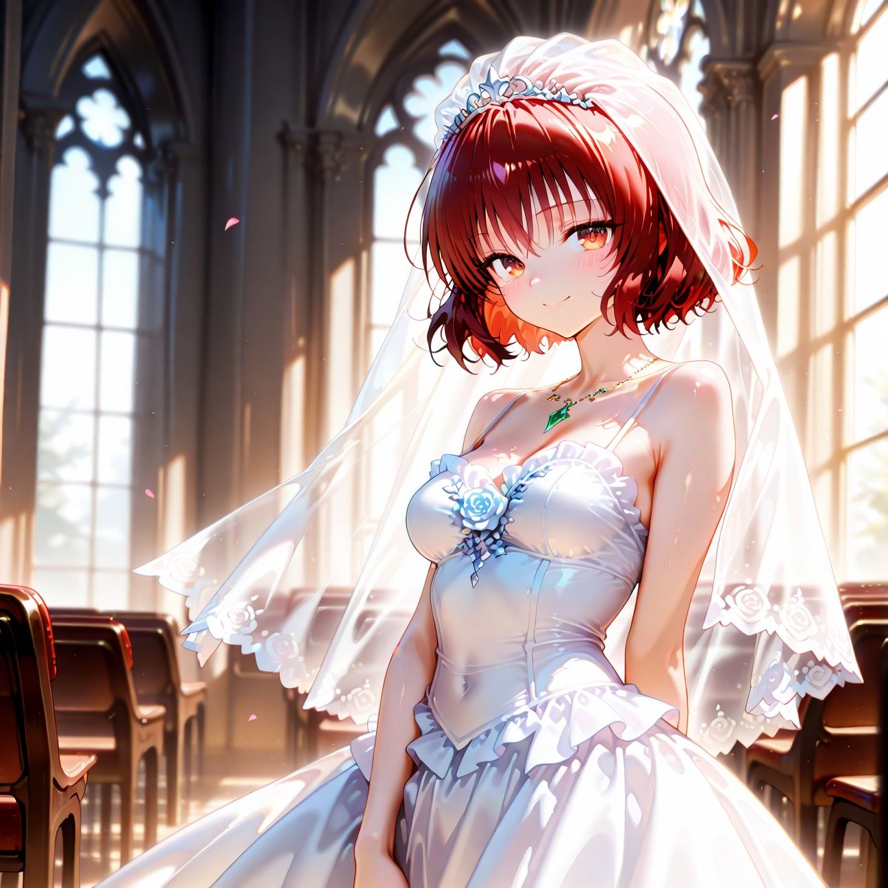 【Part4】ウェディングドレスで浮気セックス！婚前最後のお遊び♪