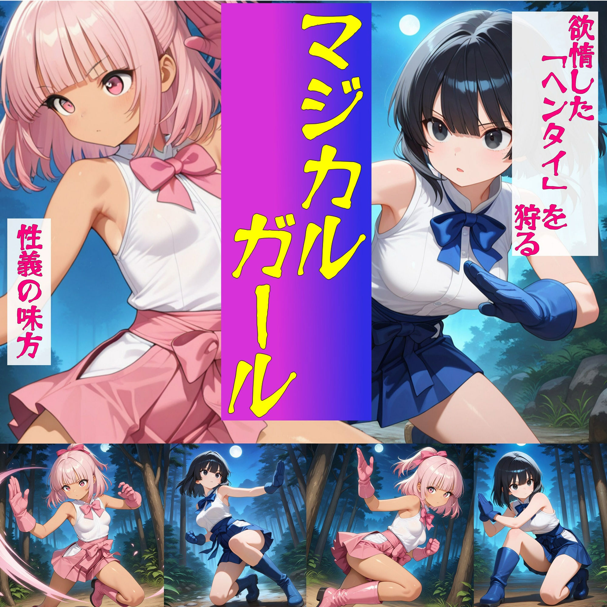 ギリギリ回避娘と基本的に敗北娘  マジカルガール