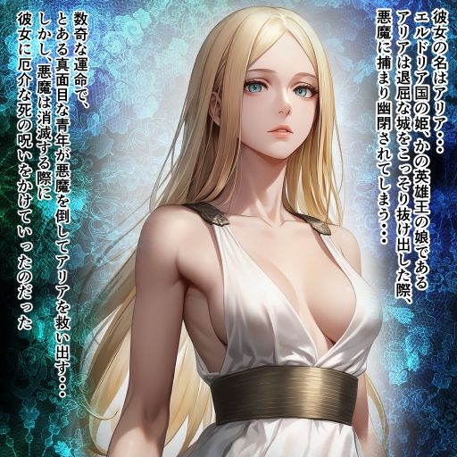 姫は熱い白濁液を体内に注がれる