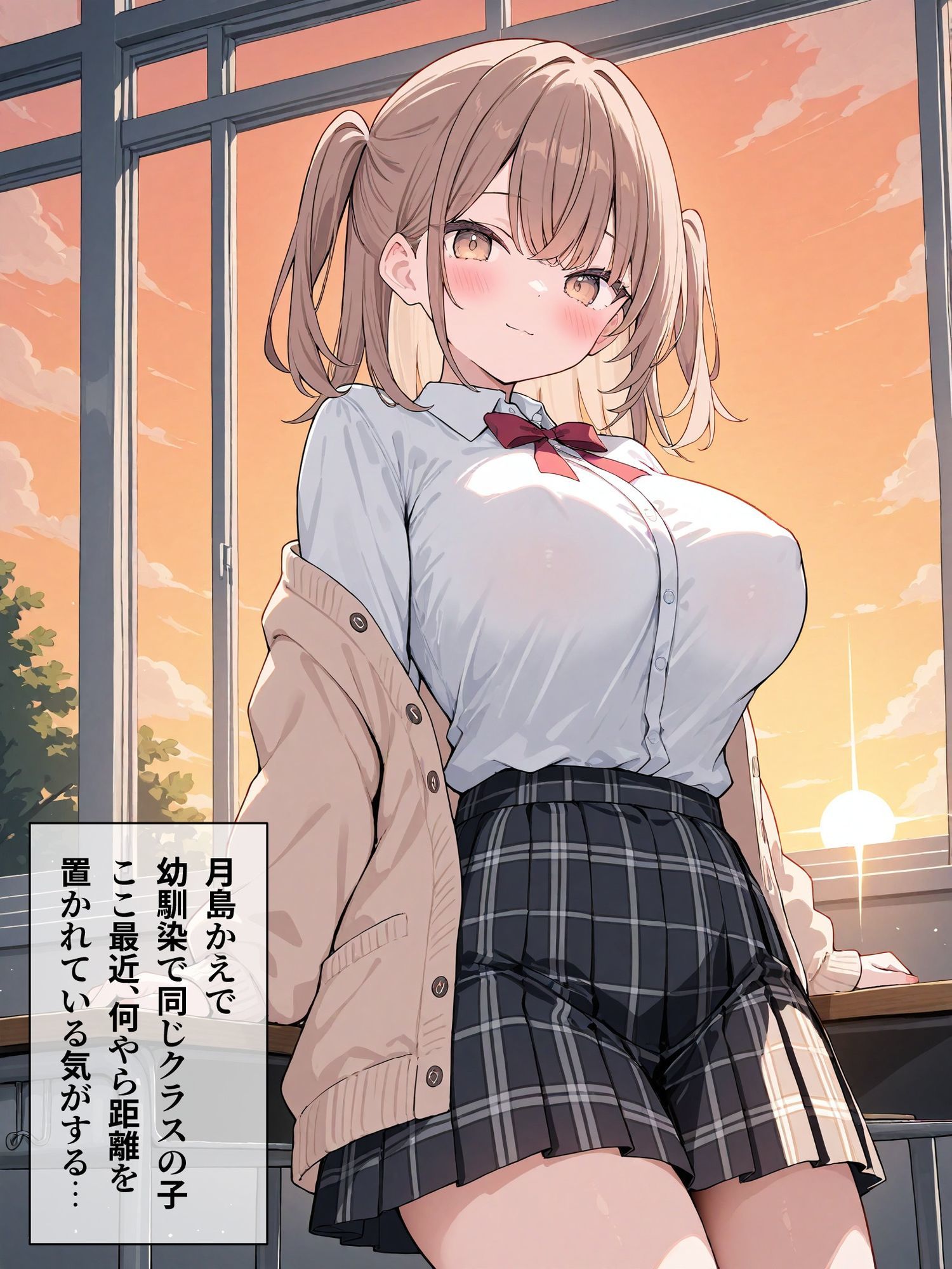 幼馴染が両親のいない家に誘ってきた件 月島かえで編