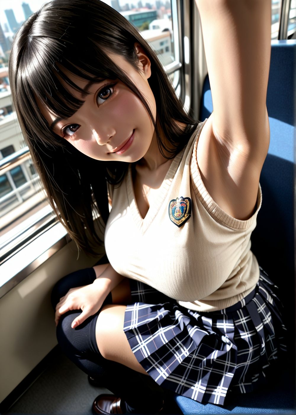 わきを見せてくれるコ