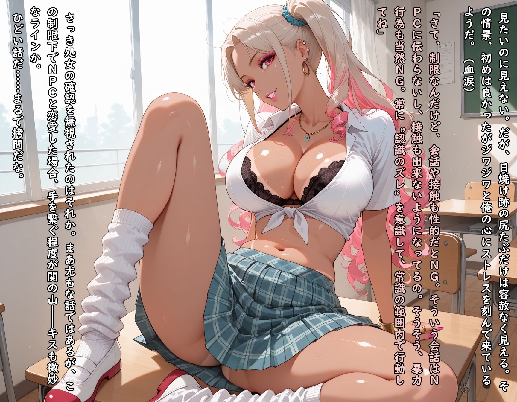 オープンワールドなVRギャルゲ？男は俺だけのエロゲ化してチートで無双しますね！！ 1話 〜導入編〜 チュートリアルキャラ:来栖 エリカ】