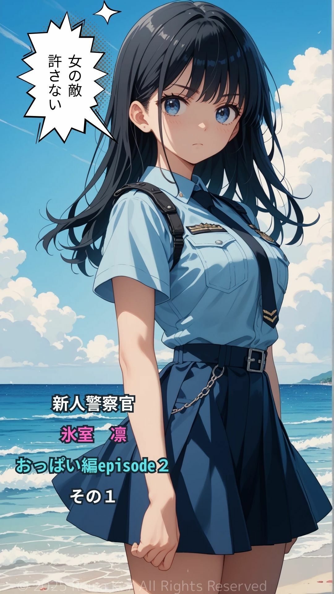 新人警察官  氷室凛  おっぱい編EP2  デンジャラスビーチ