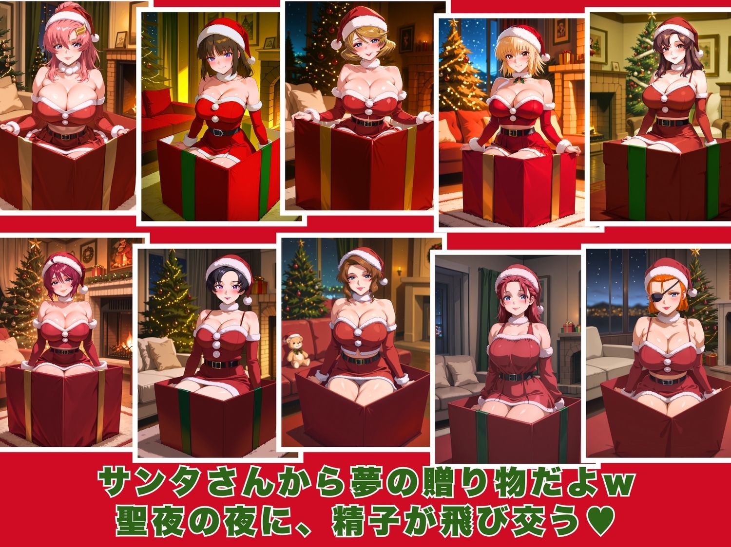 10人のエロサンタ〜ガン●ムSEED 編〜