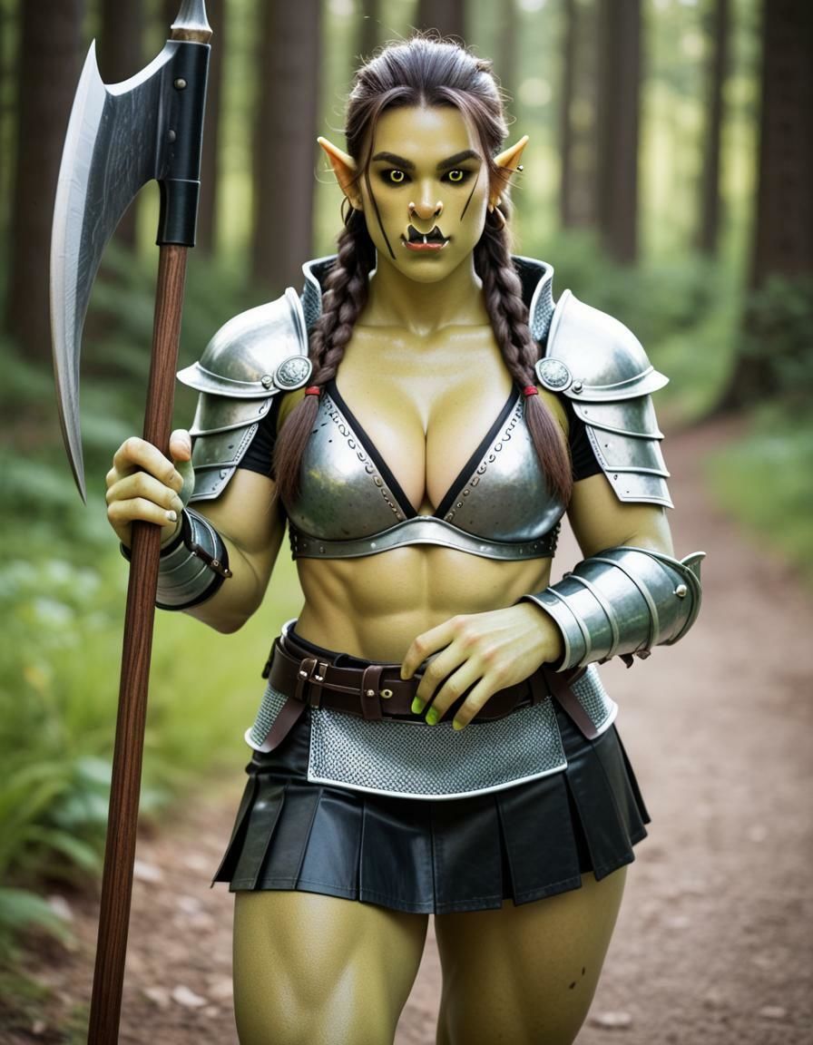 オーガの娘（403枚）【実写系AI超リアルCG集EX】