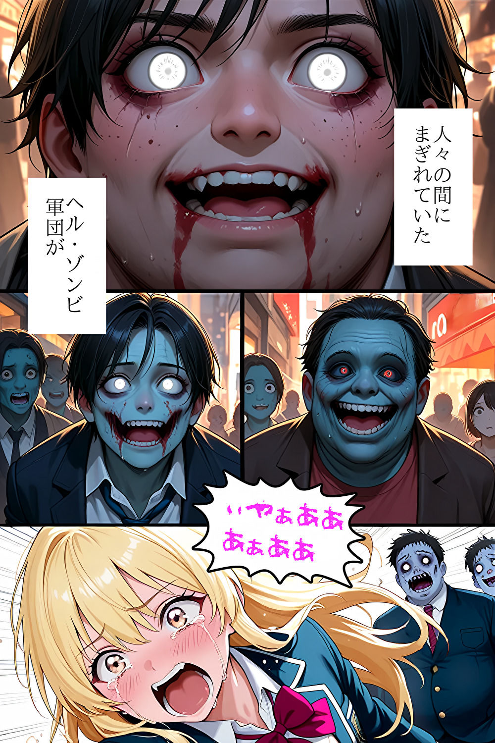 スーパーヒロイン完全敗北！恐怖！ヘルゾンビ軍団の圧倒的性暴力！