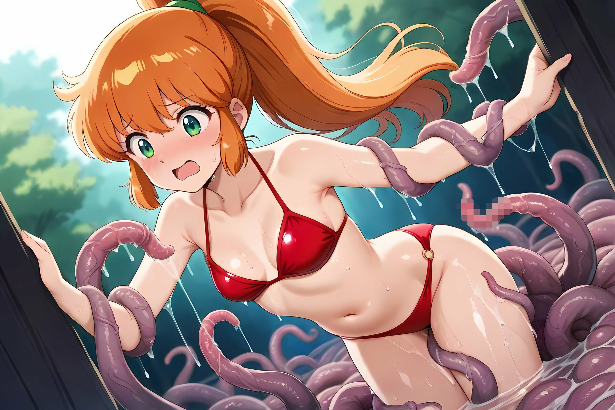 ヒロイン触手CG集9