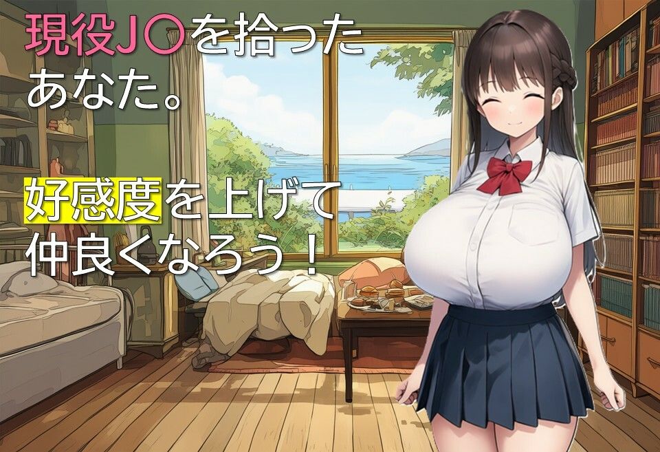 ロリ巨乳家出少女との生活
