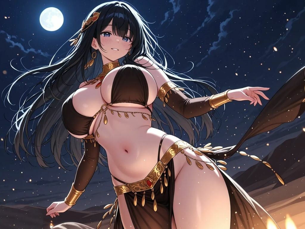 砂漠の踊り子で、ひとぬきっ