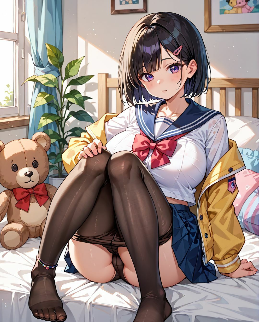 【爆乳彼女】JK彼女の大人までの秘密の変態日記