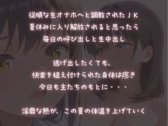 呼び出し生オナホちゃん、毎日中出し夏休み！