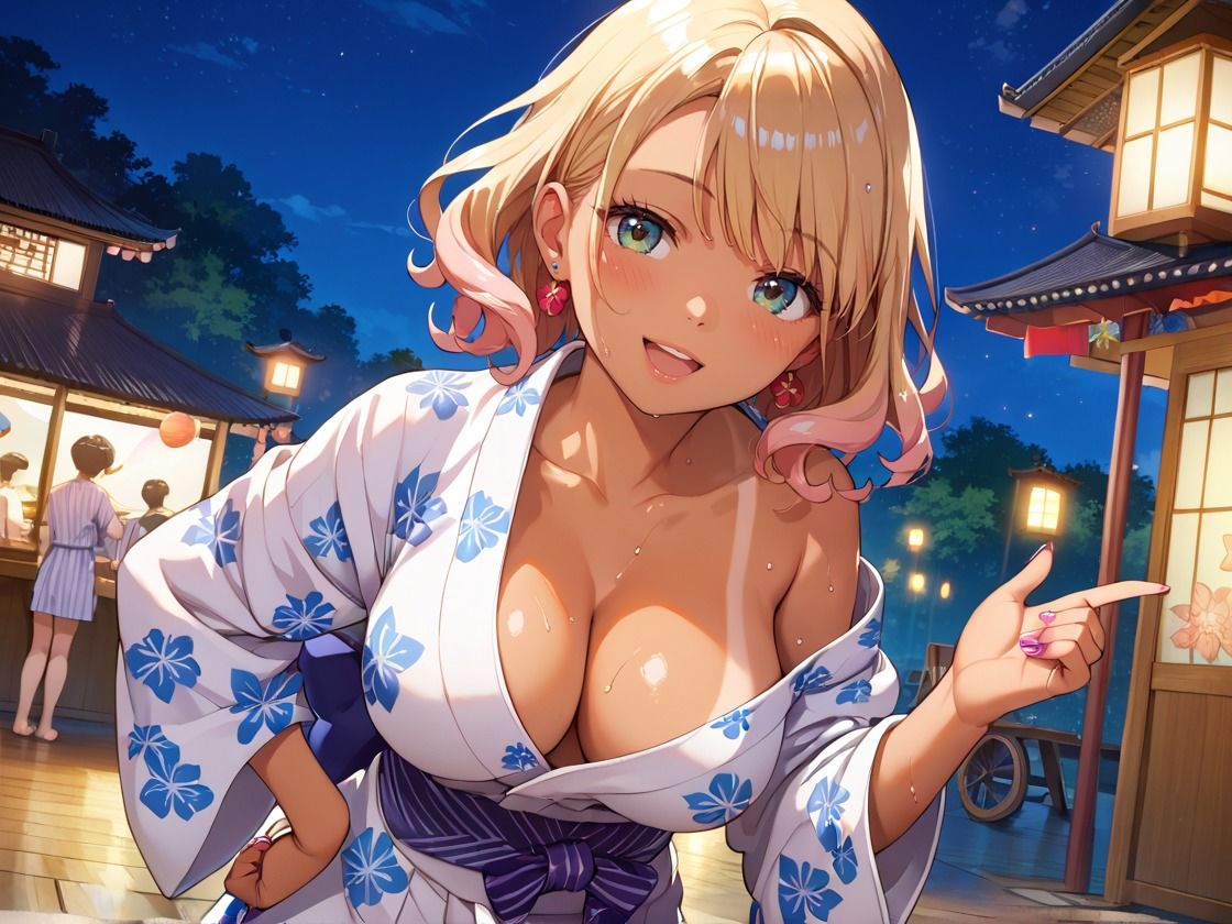 エロカワ爆乳日焼けギャルお祭り大乱交